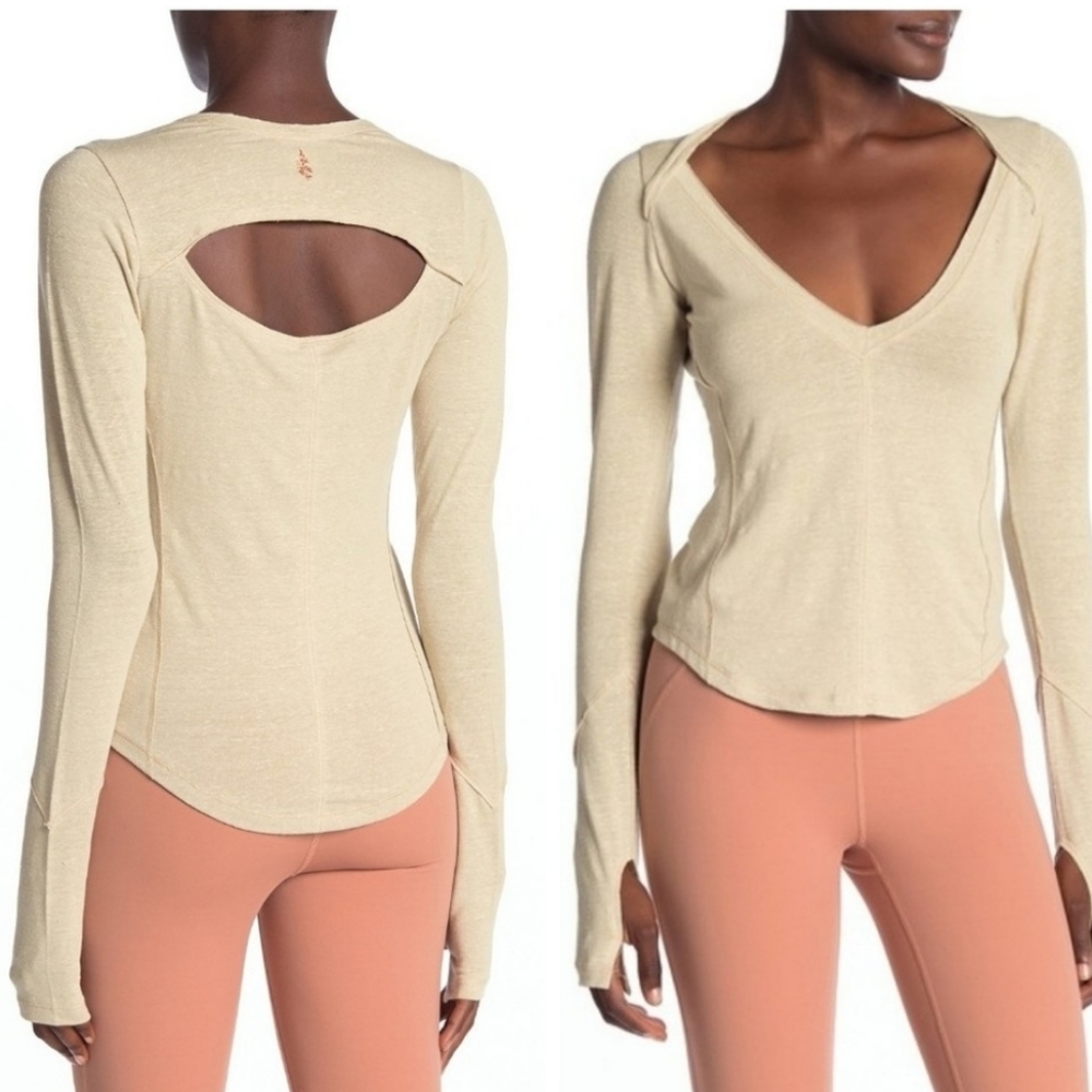 Free People TechnoLinen Long Sleeve Activewear